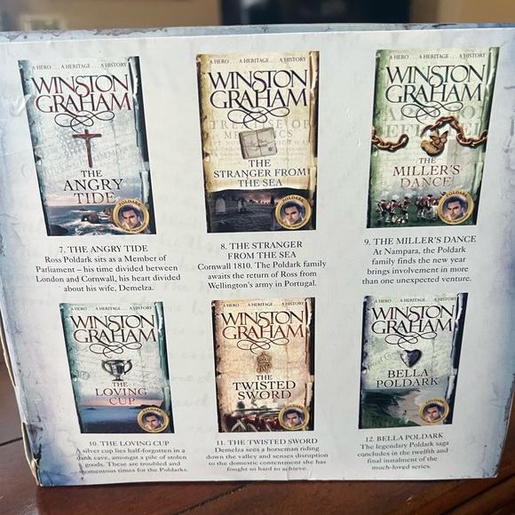 Winston Graham Poldark Series Book Set - Picture 1 of 3